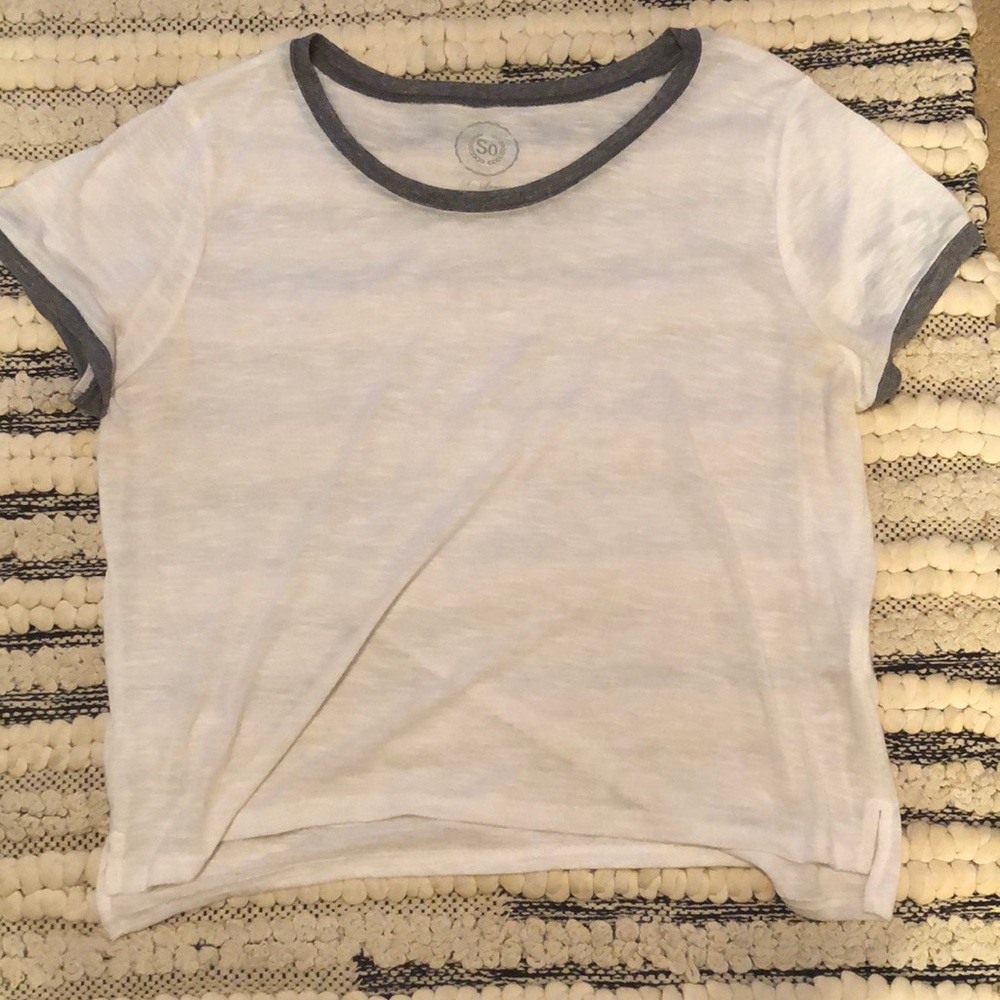 SO White T Shirt
